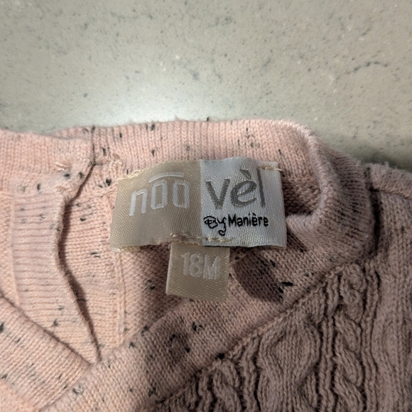 MANIERE NOOVEL baby girl CABLE WRAP FOOTIE, size 18M - Picture 4 of 9